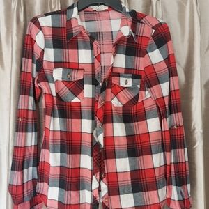 Passport Red and Black Plaid Shirt